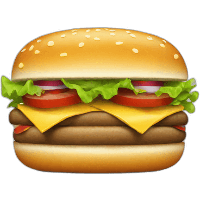 electronic hamburger emoji