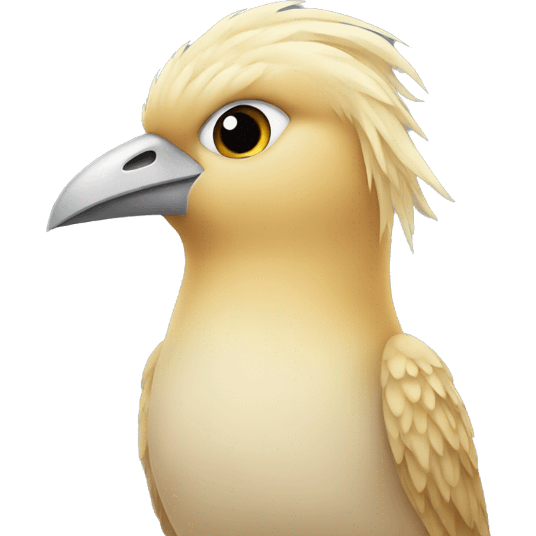 Blonde bird emoji