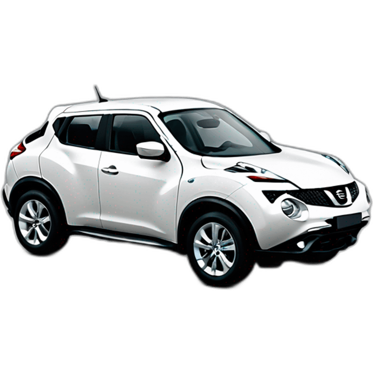 nissan juke blanco con letra A emoji