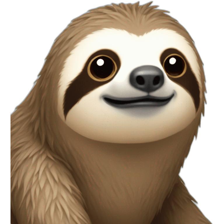 sloth looking emoji