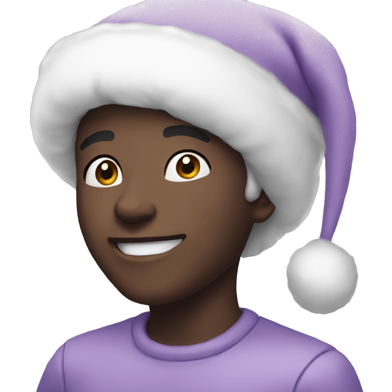 lilac christmas emoji