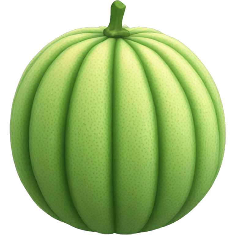 3D muskmelon  emoji