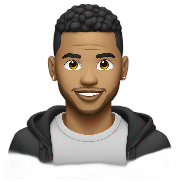 chris brown singer artist emoji