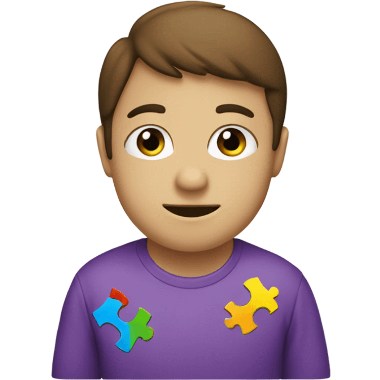 Autism awareness logo emoji