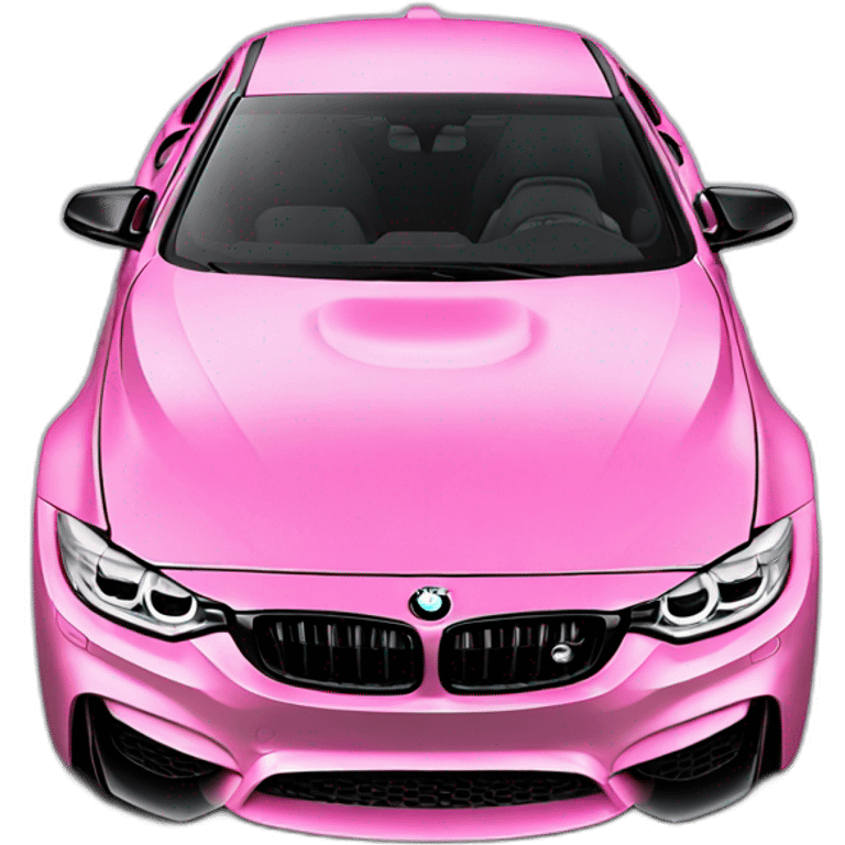 BMW M4 pink  emoji