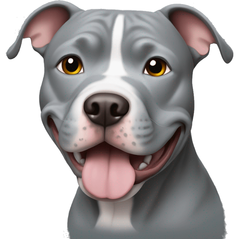 Grey pitbull emoji