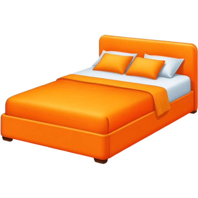 Orange bed emoji