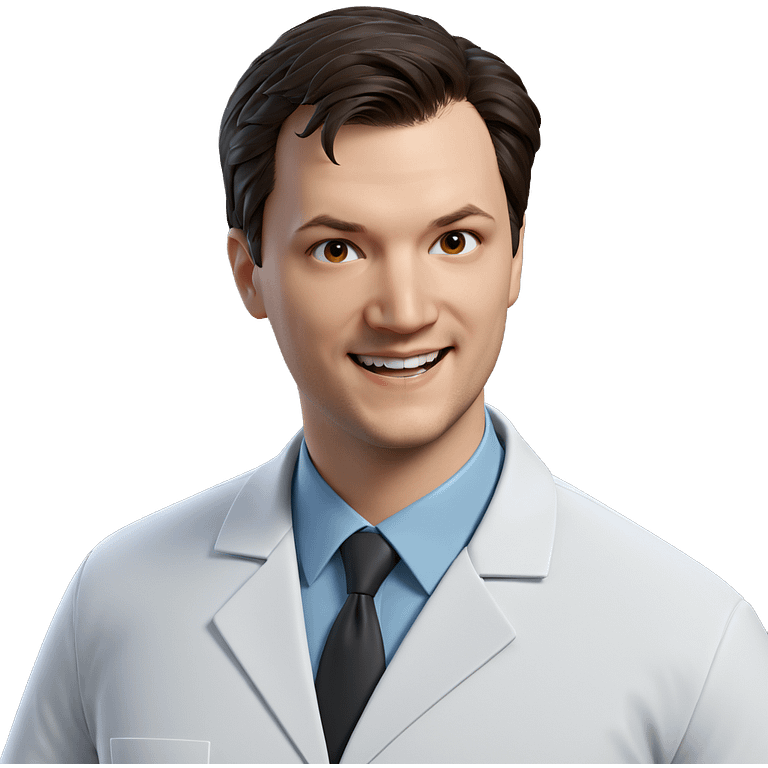 smiling doctor in labcoat emoji