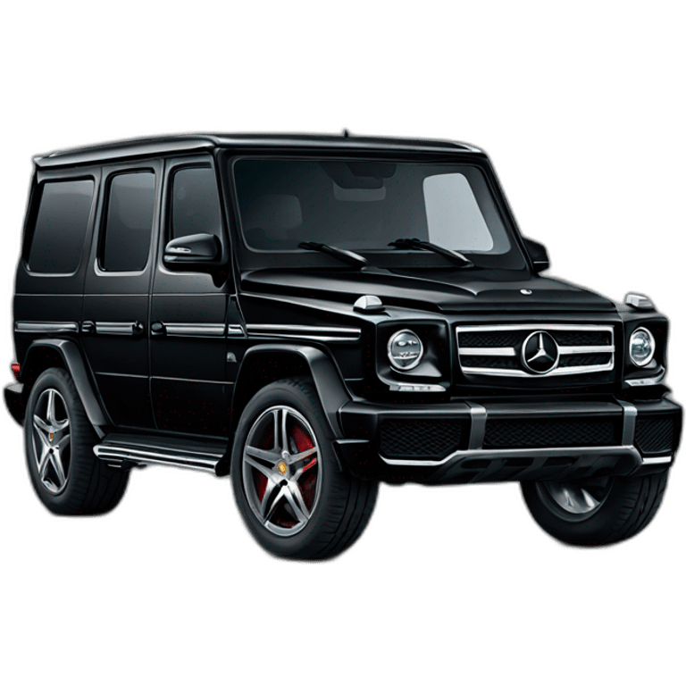 Black Mercedes classe G emoji