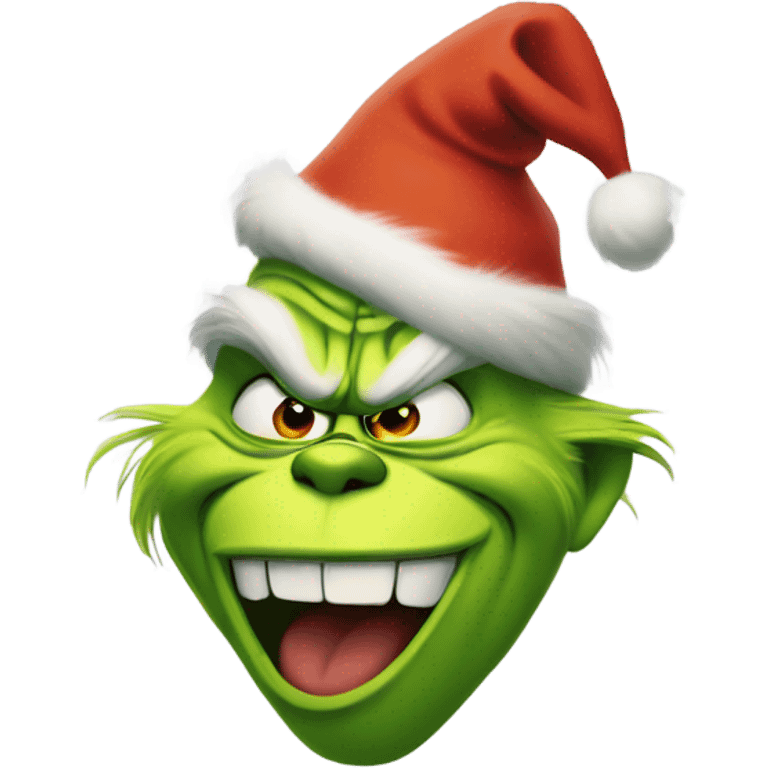 grinch mewing emoji