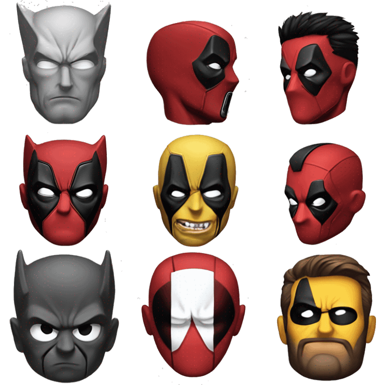 Deadpool wolverine emoji