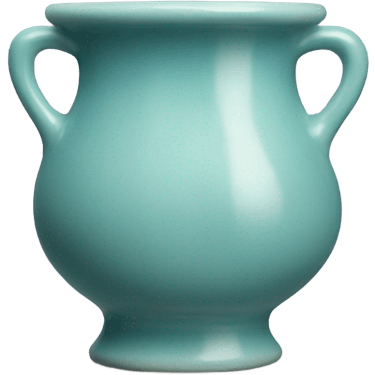 blue celadon ceramic vase emoji