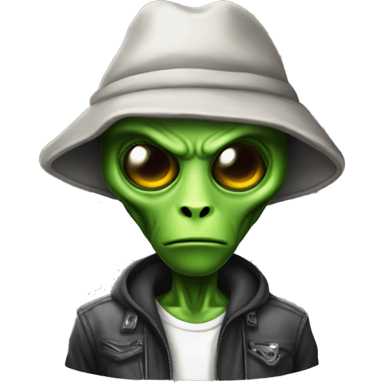 Gangster alien gamer emoji