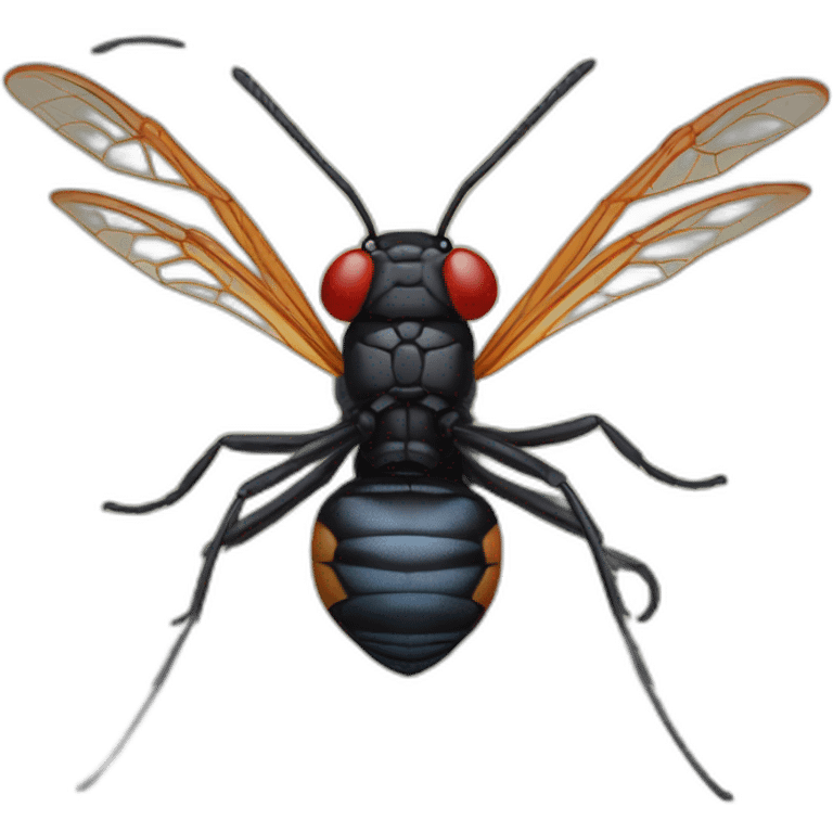 Spider wasp emoji