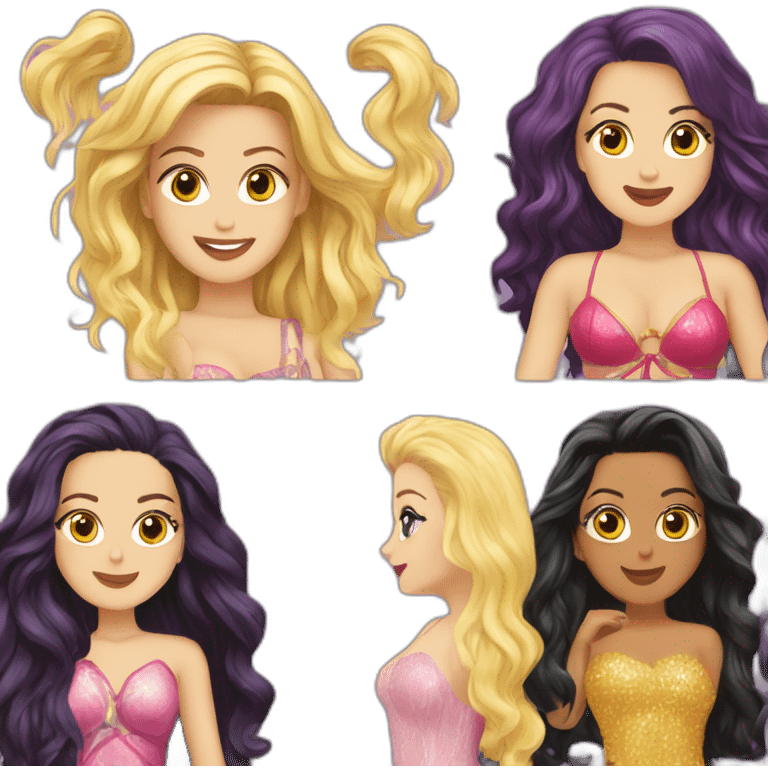 Shakira and katy perry emoji