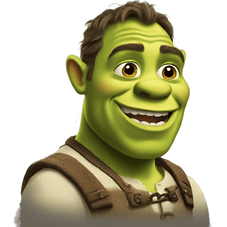 Handsome shrek emoji