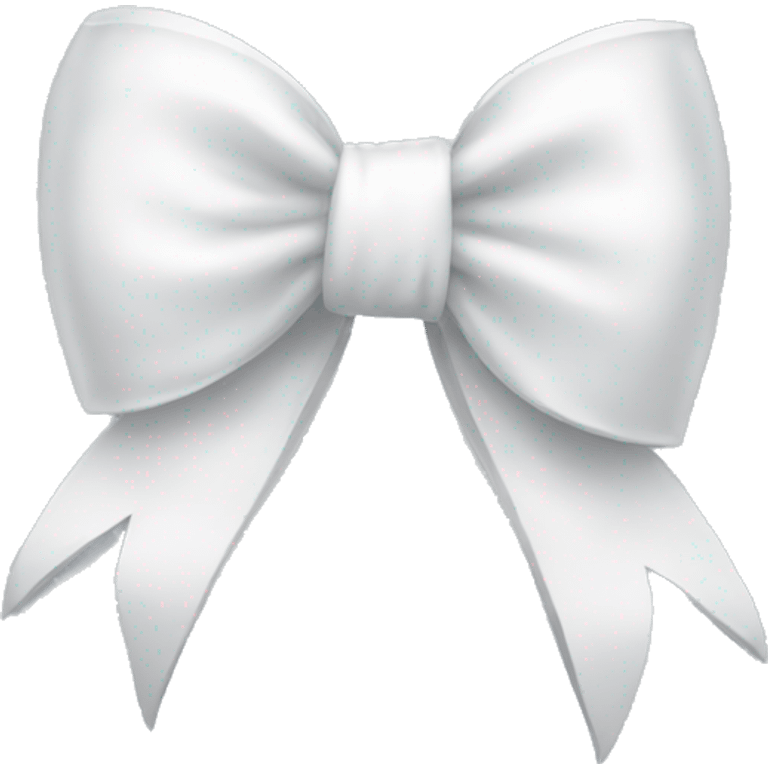 white bow emoji