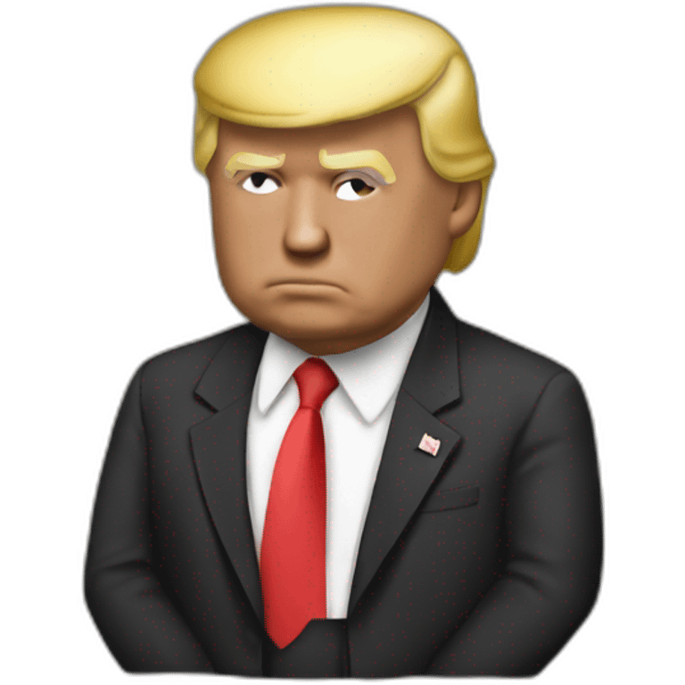 Kanye mange Donald trump emoji