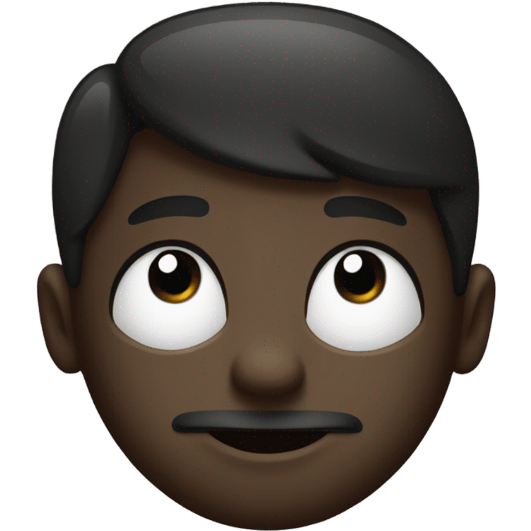 Black standard AmBully with small spot on his chin emoji