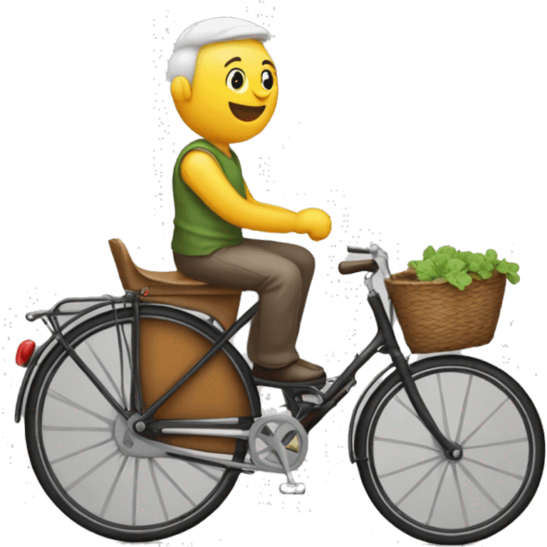 geef een emoji van een bakfiets emoji