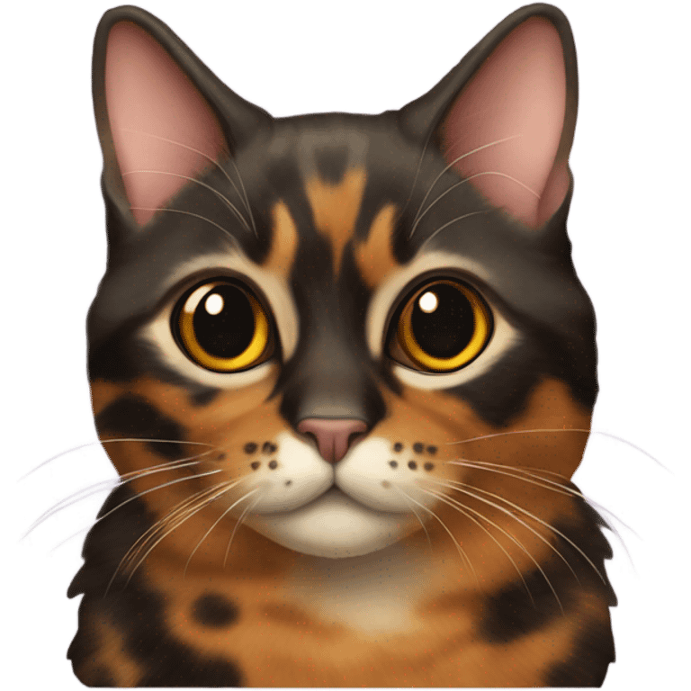 Tortoiseshell cat emoji