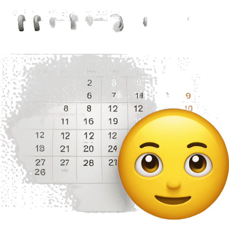 calendar monday emoji