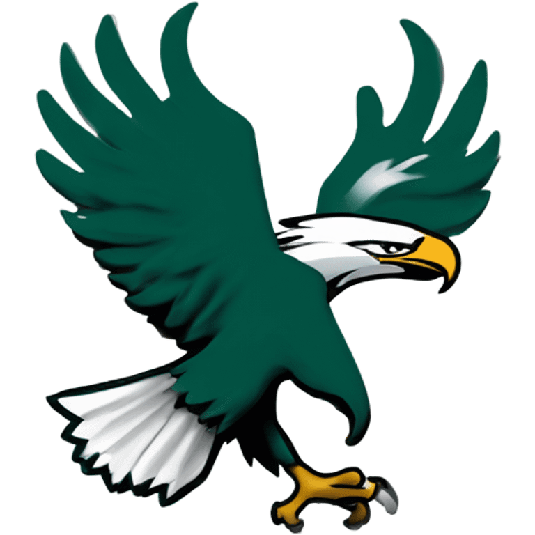 Philadelphia eagles logo getting stomped on  emoji