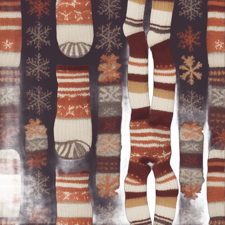 winter socks emoji