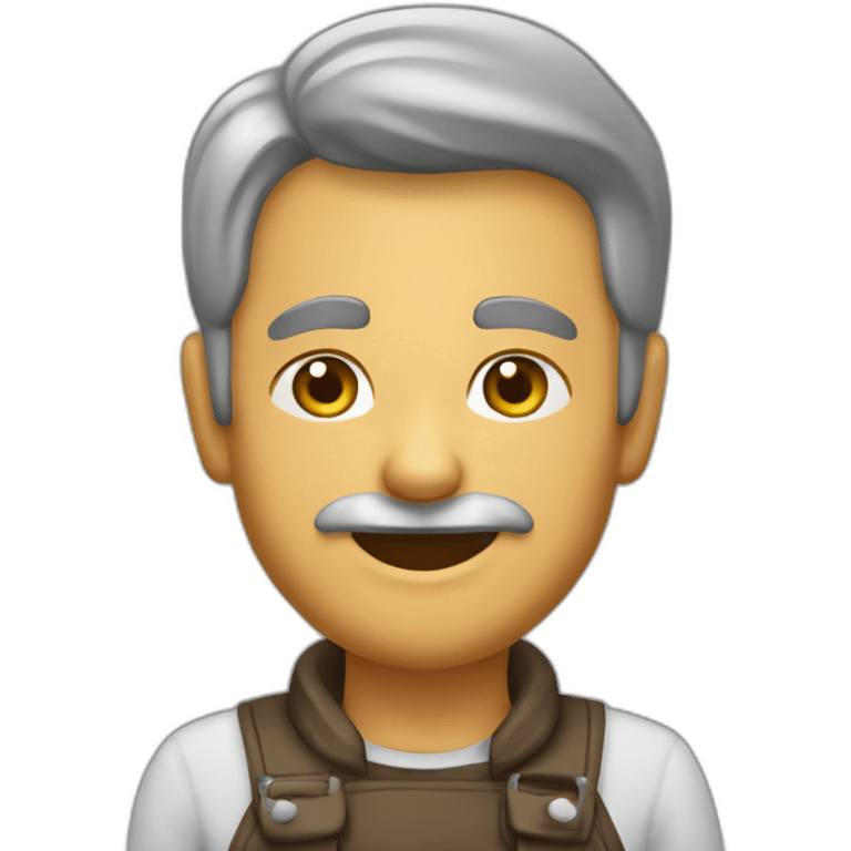 Vendedor sênior emoji