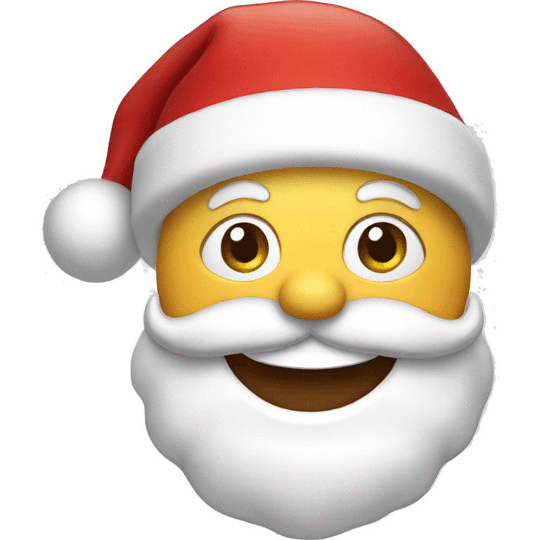 happy santa emoji