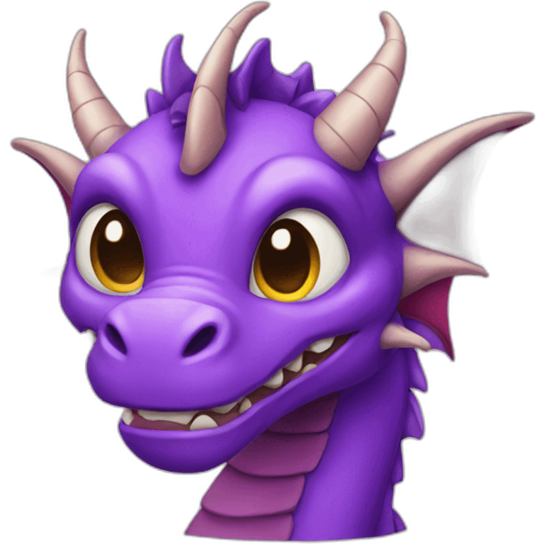 Violet dragon emoji