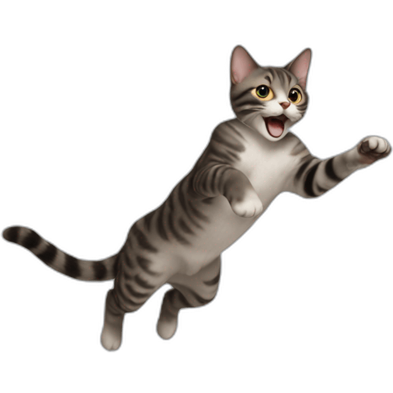 cat jump emoji