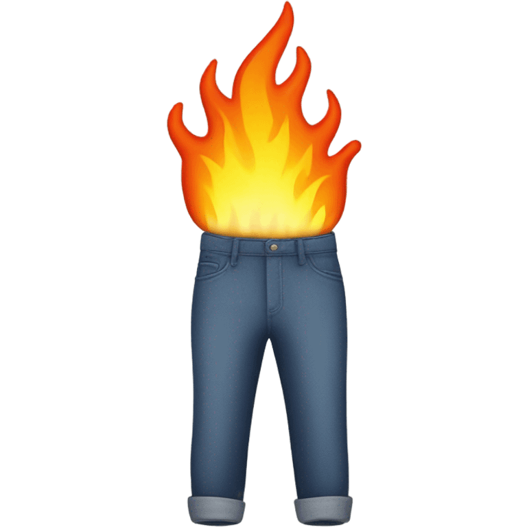 Pants on fire emoji