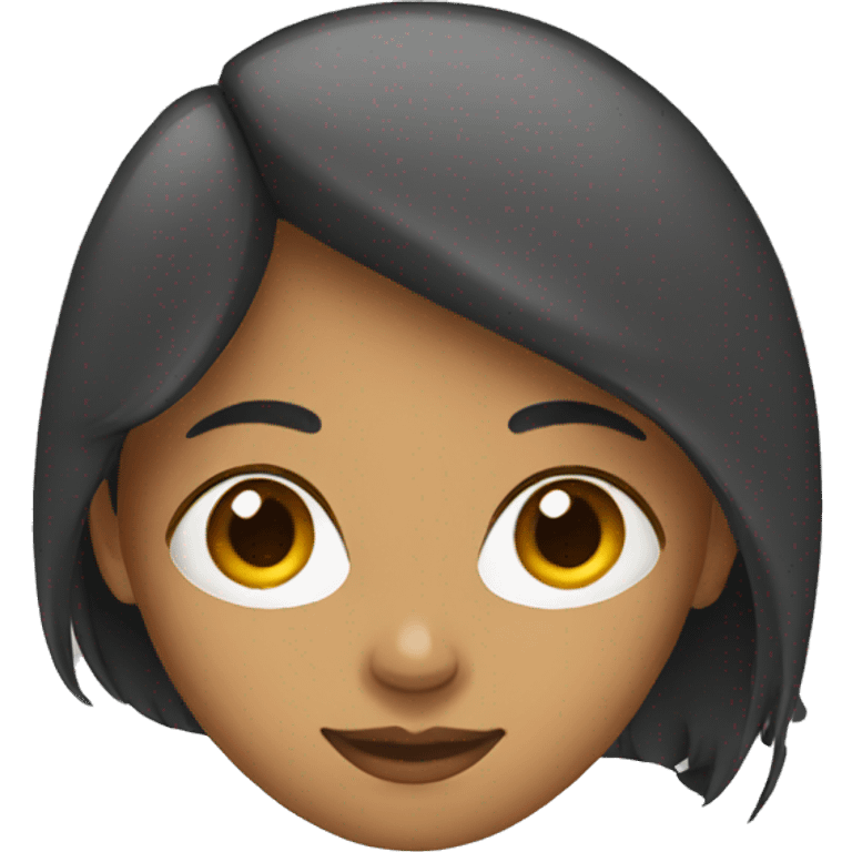 Female face profile emoji