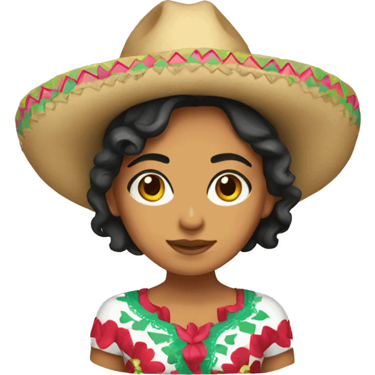 Mexican girl  emoji