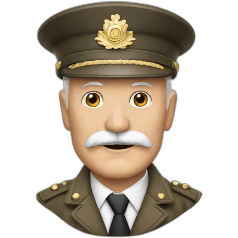 janusz korwin mikke with a hat emoji