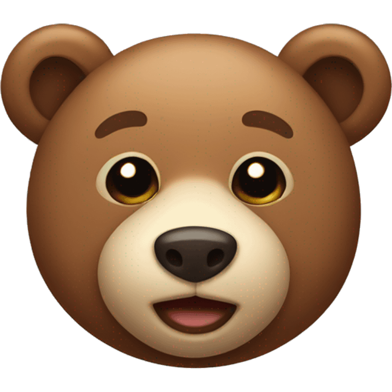 Cute bear emoji