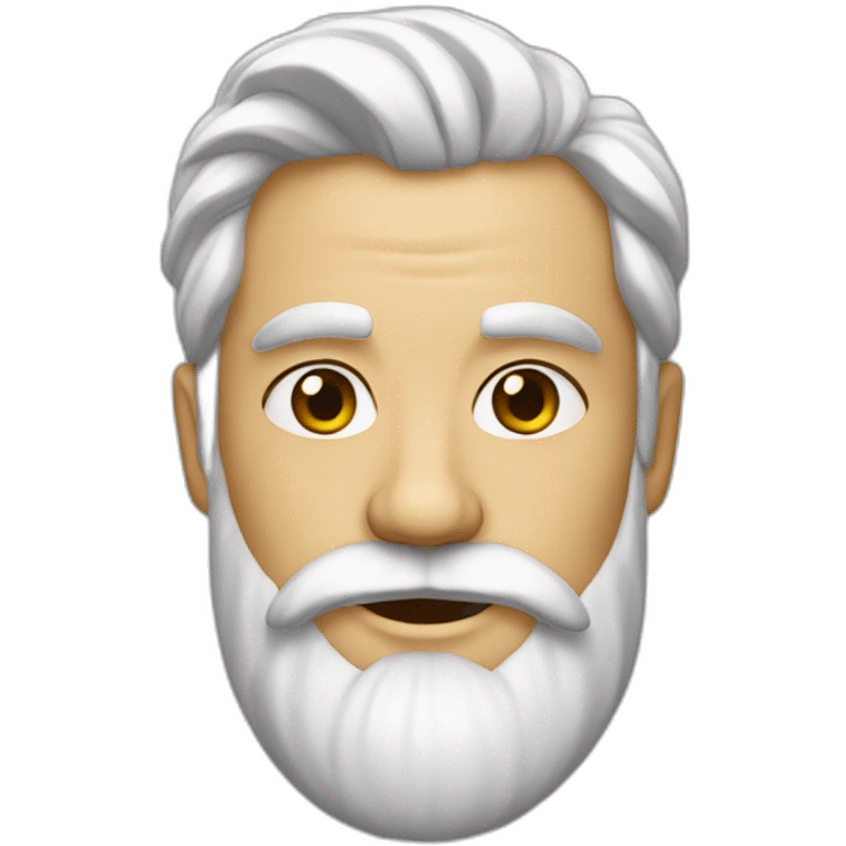 barbe blanche emoji