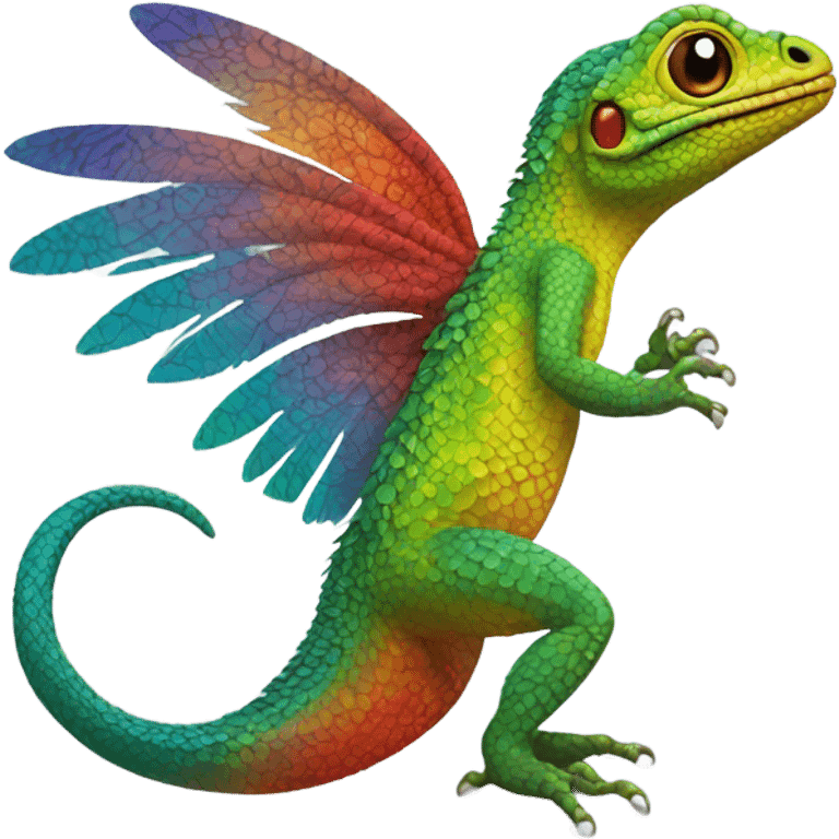 Lizard with wings  emoji