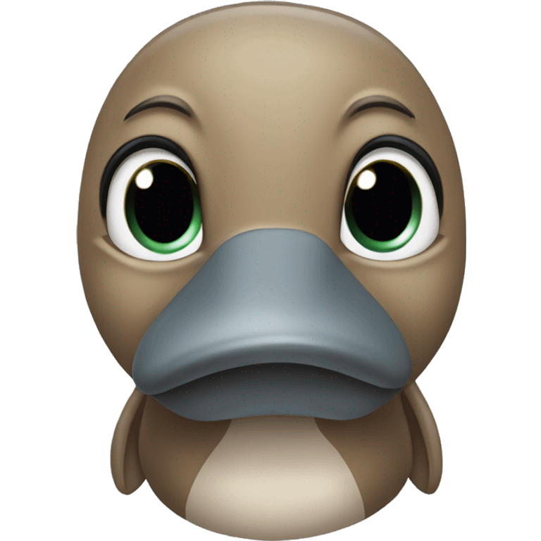 cute girl Platypus emoji