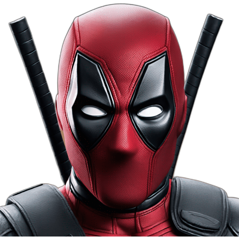 Deadpool hyper realistic emoji