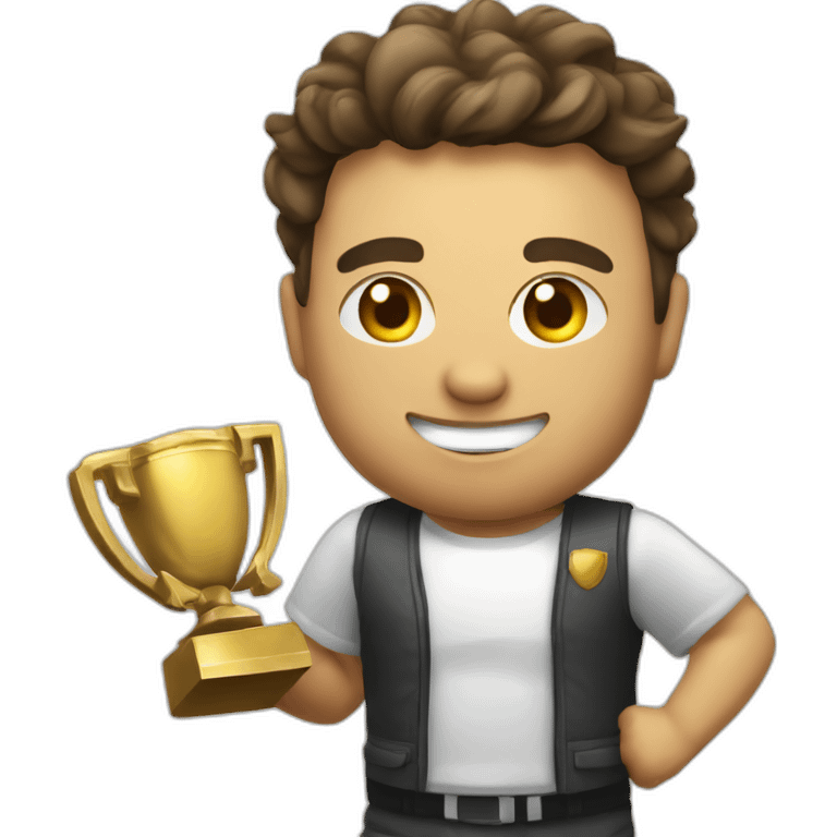 Imagine an emoji representing a gamer trophy to celebrate victories! emoji