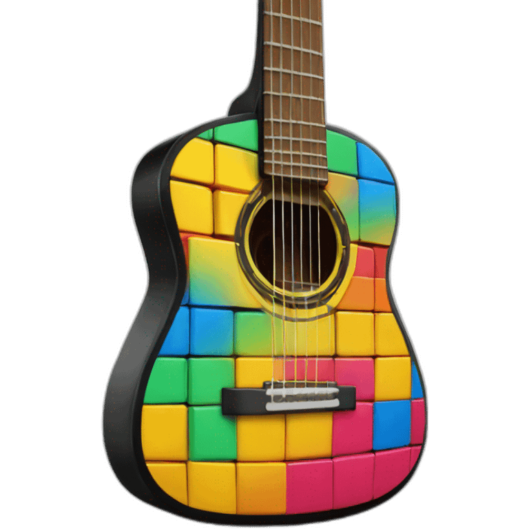 rubik's guitar emoji