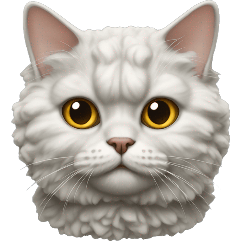 Selkirk Rex Cat,Half-body emoji