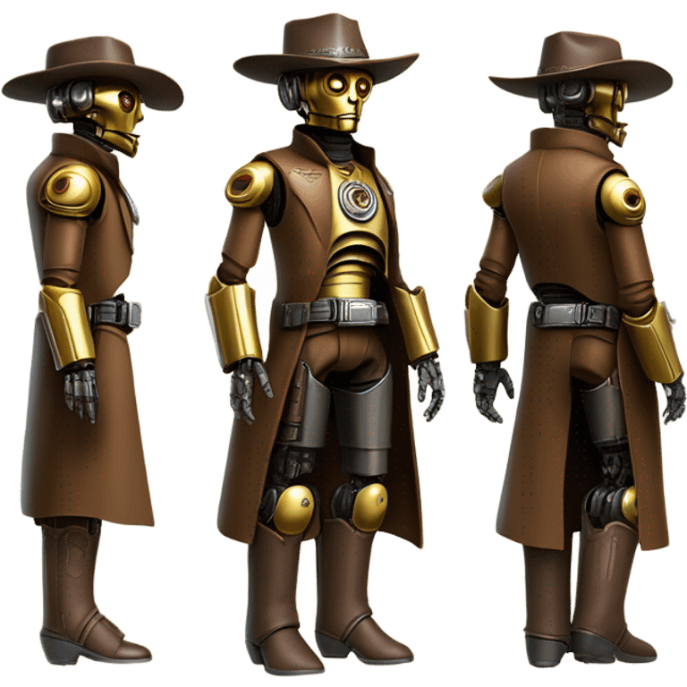 Old west Bounty hunter C3po  emoji