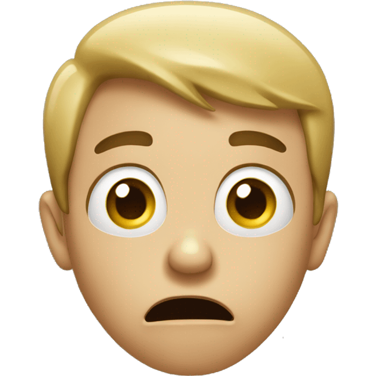 Confused and shocked emoji