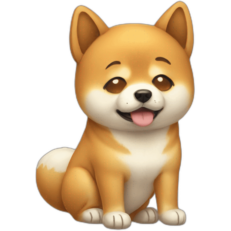 Shiba sad dog emoji