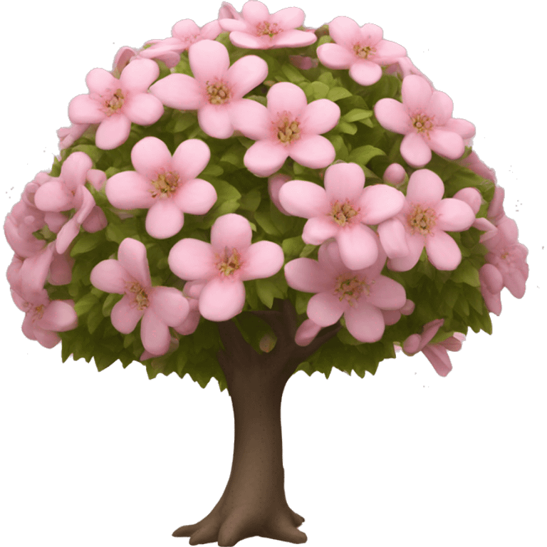  Quercus alba light pink flower tree emoji