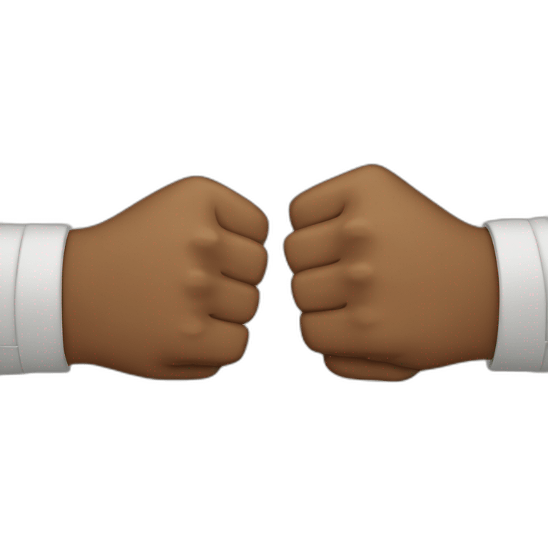 two men fistbump emoji