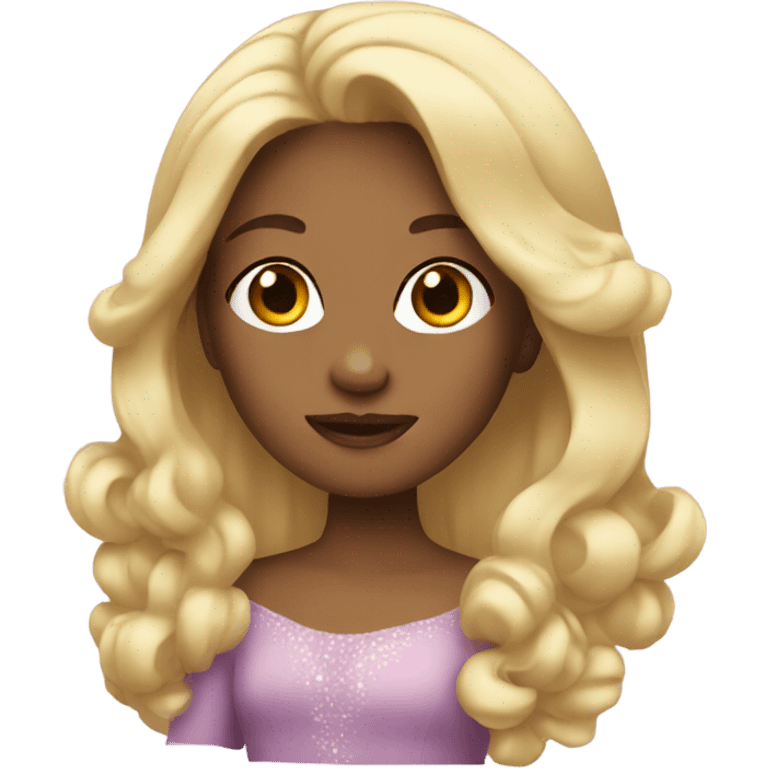 princess with blonde hair emoji